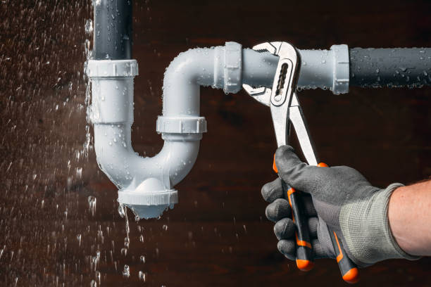 Professional Plumbing technician working in Footville, WI